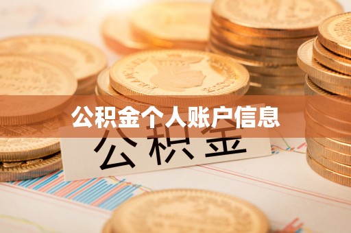 汶川公积金个人账户信息