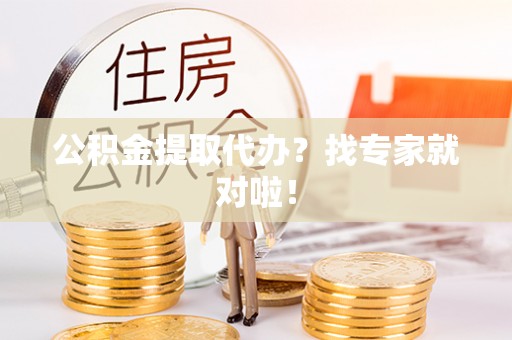 汶川公积金提取代办？找专家就对啦！