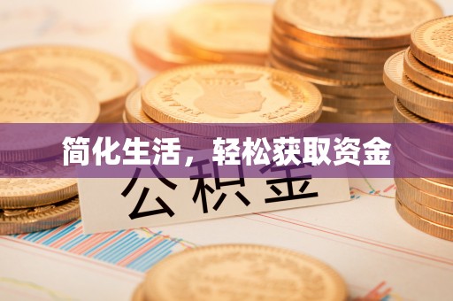 汶川简化生活，轻松获取资金